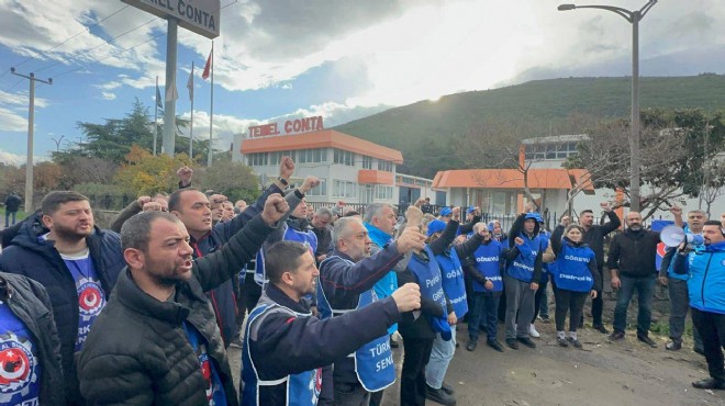 İzmir'de grevdeki işçilere gözaltı!