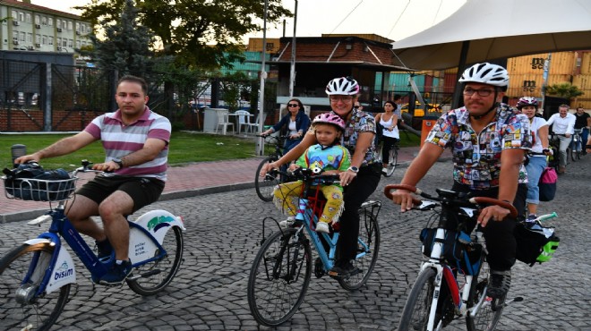 İzmir de hareketlilik haftası: 7 bin 522 metrelik yol sadece yaya ve bisikletlilerin!