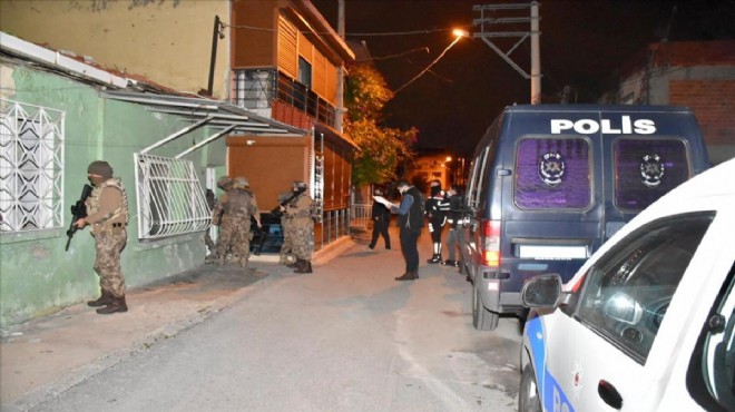 İzmir de helikopter destekli baskın: 23 hükümlü yakalandı!