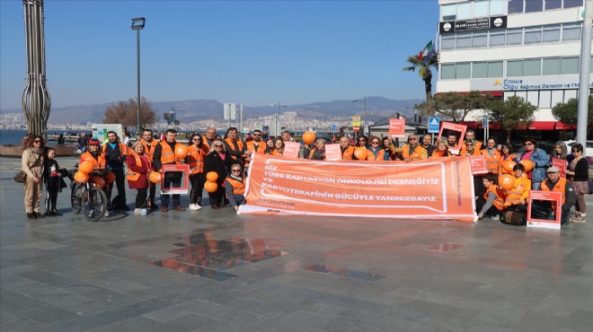 İzmir de kansere karşı  turuncu  etkinlik