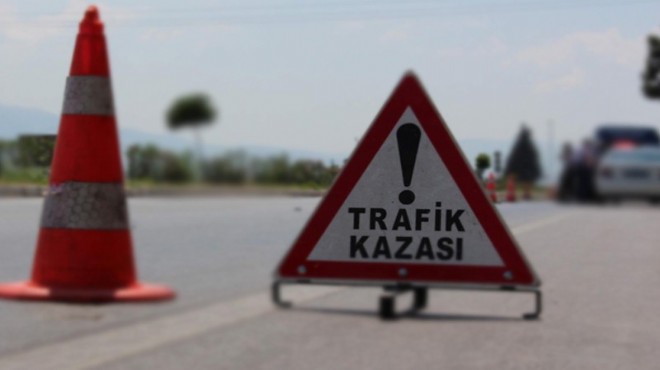İzmir de korkunç kaza: 1 ölü, 3 yaralı
