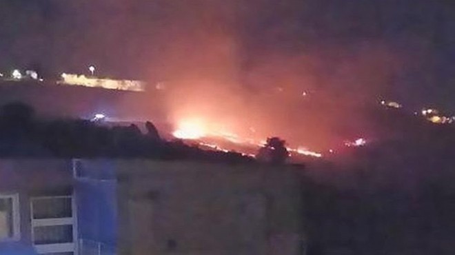 İzmir de korkutan yangın, Genel Sekreter den çarpıcı mesaj: Sabotaj mı?