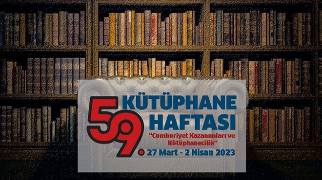 İzmir de kütüphane haftası etkinleri