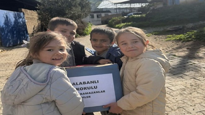 İzmir'de miniklerden büyük dayanışma