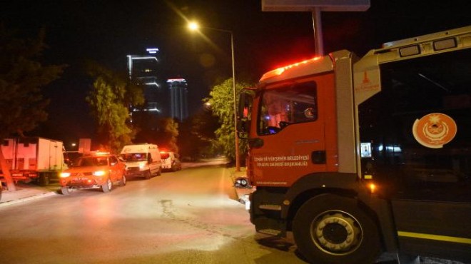 İzmir de otluk alanda korkutan yangın!