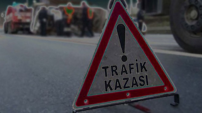 İzmir de otomobil şarampole devrildi: 2 yaralı