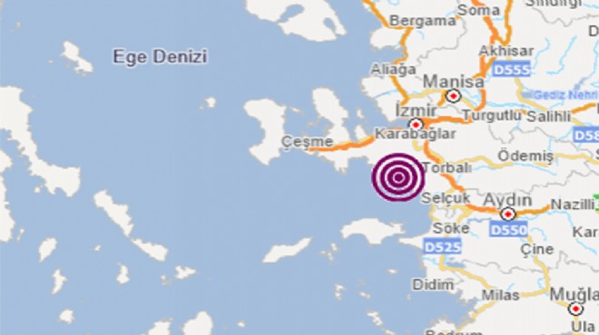 İzmir de peş peşe 3 korkutan deprem!