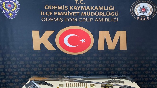 İzmir de silah kaçakçılığı operasyonunda 1 şüpheli yakalandı