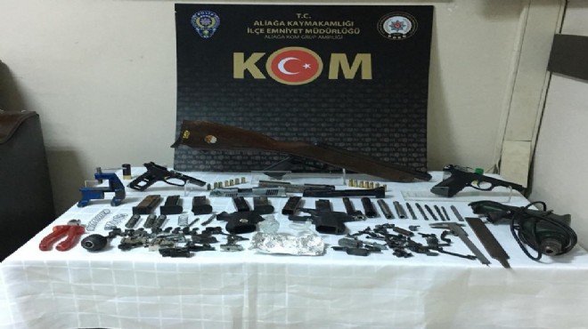 İzmir de silah ticareti operasyonu!