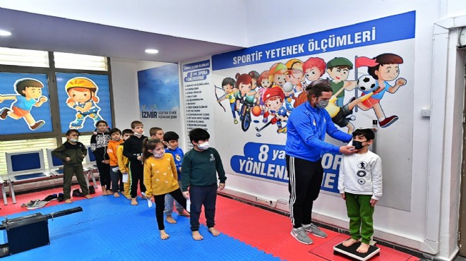 İzmir de sportif yetenek ölçümü: Geleceğin şampiyonları keşfediliyor
