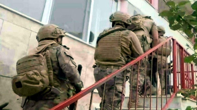 İzmir de terör operasyonu: 4 gözaltı
