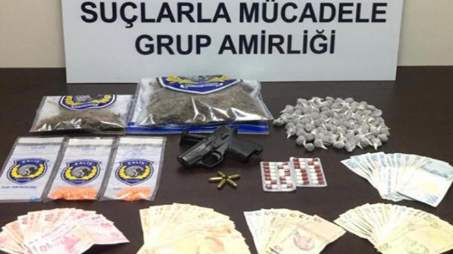 İzmir de uyuşturucu operasyonu: 3 tutuklama