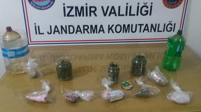 İzmir de uyuşturucu operasyonu: 4 gözaltı