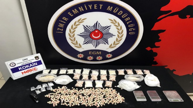 İzmir de uyuşturucu ticaretine 1 gözaltı