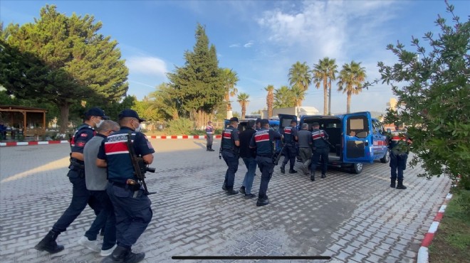 İzmir de yasa dışı geçiş operasyonu: 5 tutuklama!