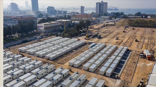 İzmir deki konteyner kent bu kez deprem bölgesinden gelenler için hazırlanıyor