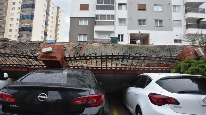 İzmir deki  site duvarı dehşeti ni mağdurları anlattı: Deprem oldu zannettik!