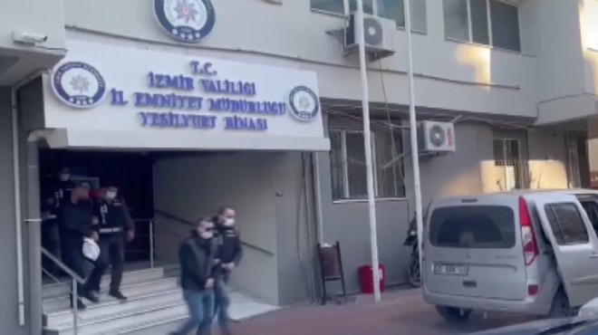 İzmir deki tefeci baskınında 5 tutuklama!