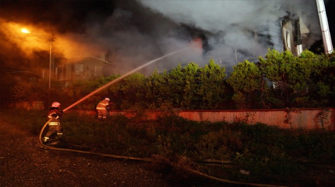 İzmir deki villada yangın dehşeti!