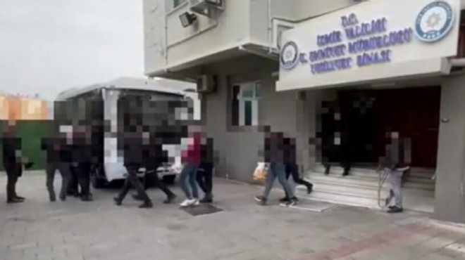 İzmir deki zehir operasyonunda 35 tutuklama!