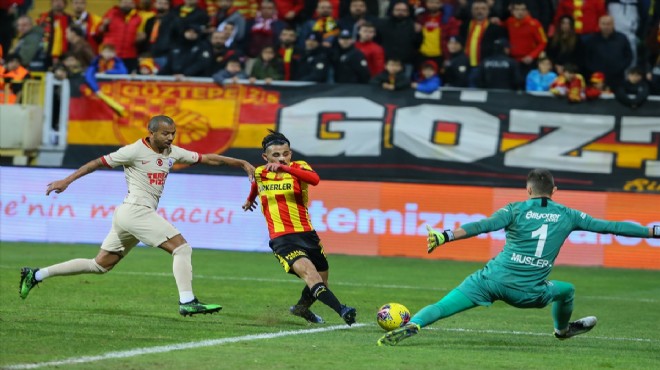İzmir deki zorlu 90 dakikada Göztepe Galatasaray ı 2-1 yendi