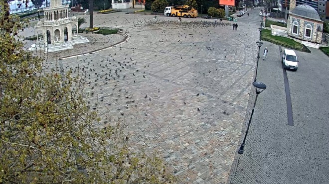 İzmir den salgın öncesi ve sonrası görüntüler