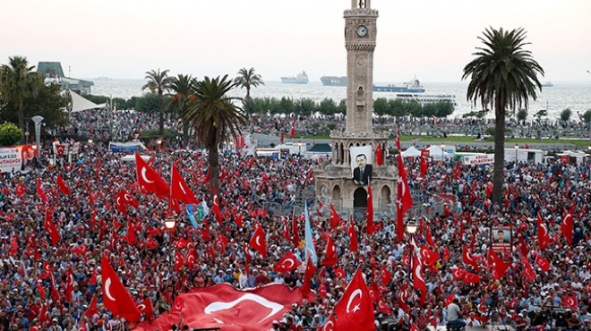 İzmir in  15 Temmuz  programı belli oldu