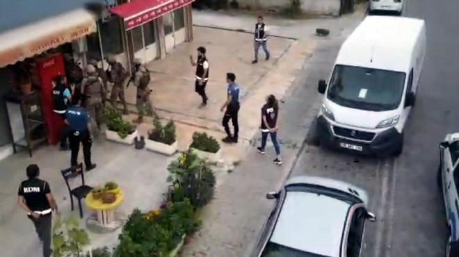 İzmir in 3 ilçesinde dron ve helikopter destekli zehir baskını!
