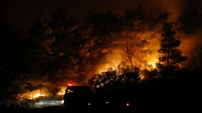 İzmir in ciğeri yanıyor... Alevlerle mücadelede son durum!