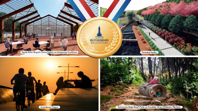 İzmir in dört projesine uluslararası ödül!