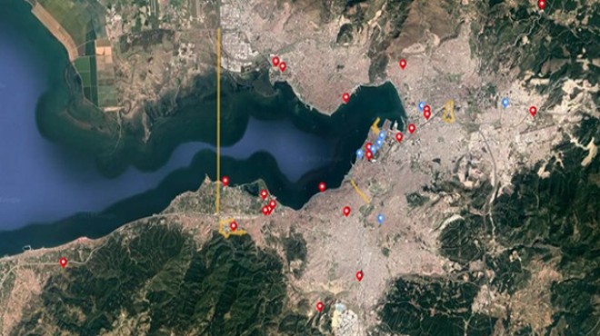 İzmir in kent suçları haritası!