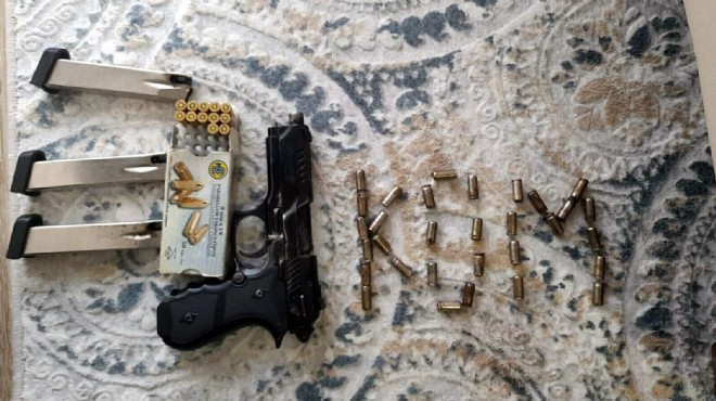 İzmir merkezli  yasa dışı silah ticareti  operasyonunda 15 tutuklama