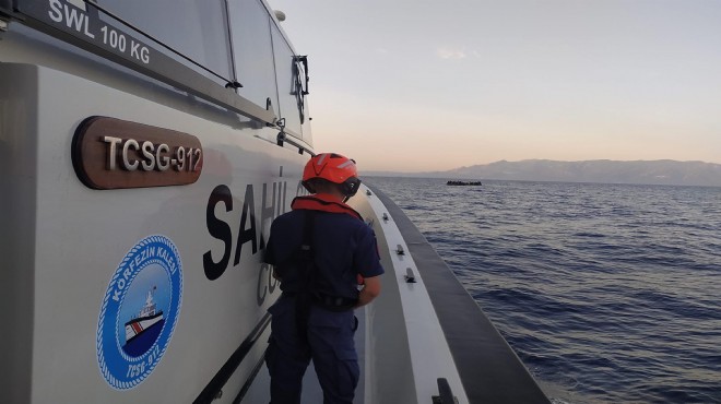 İzmir sularında 62 göçmen kurtarıldı