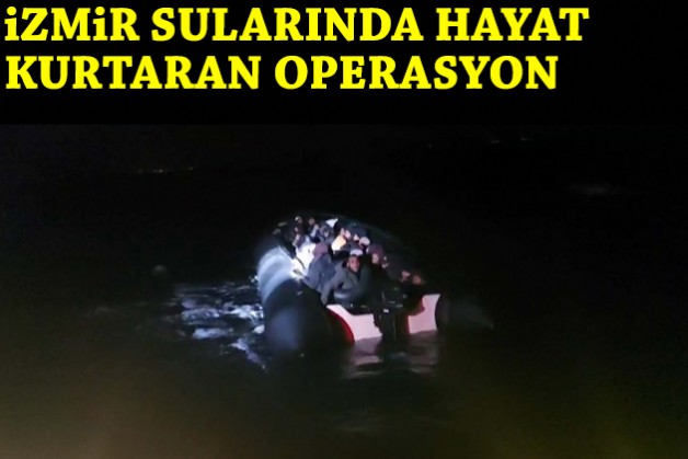 İzmir sularında hayat kurtaran operasyon