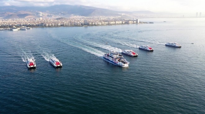 İzmir trafiğinde deniz ferahlığı: 9 ayda 990 bin araç taşındı