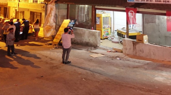 İzmir’de boş depoda patlama: 4 yaralı
