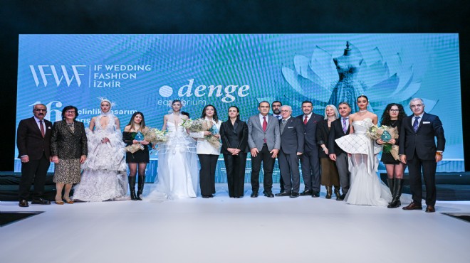 İzmir'de gelinlik tasarım ödülleri sahiplerini buldu