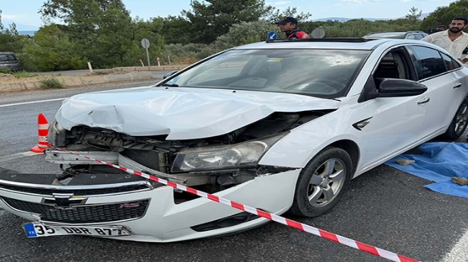 İzmir'de iki araç çarpıştı: 1 ölü, 5 yaralı