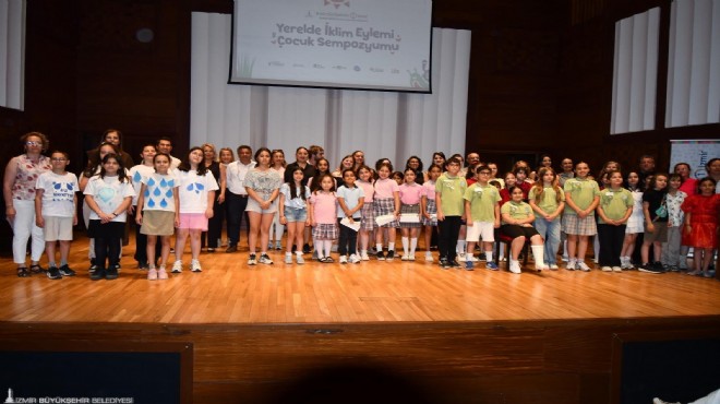 İzmir'de miniklerden iklim seferberliği