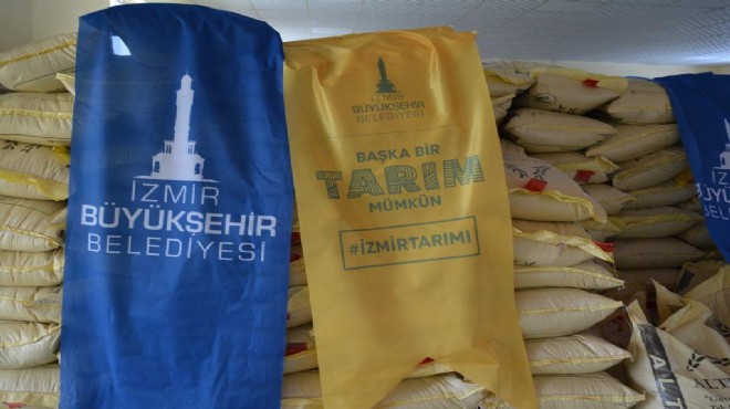 İzmir’den Kars’a 105 ton tohum desteği!