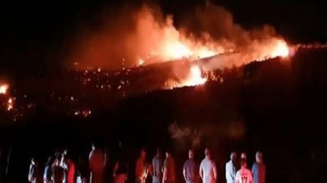 KKTC de panik: Düşen bir cisim, patlama ve yangın!