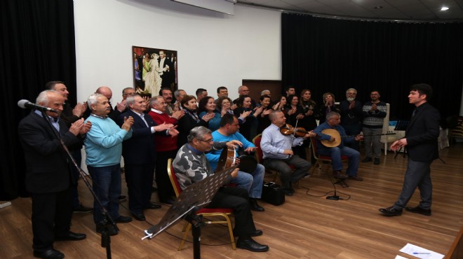 Karabağlar Korosu nda ilk konser heyecanı