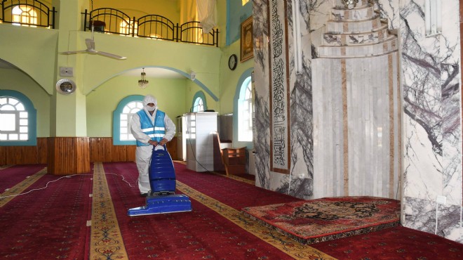 Karabağlar’da camiler Ramazan a hazır