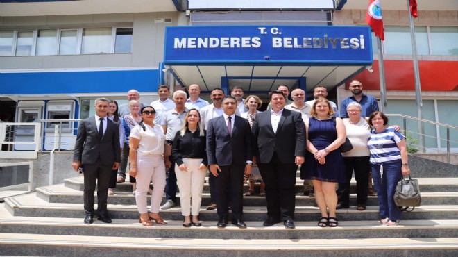 Kardeş belediyeler Menderes te buluştu