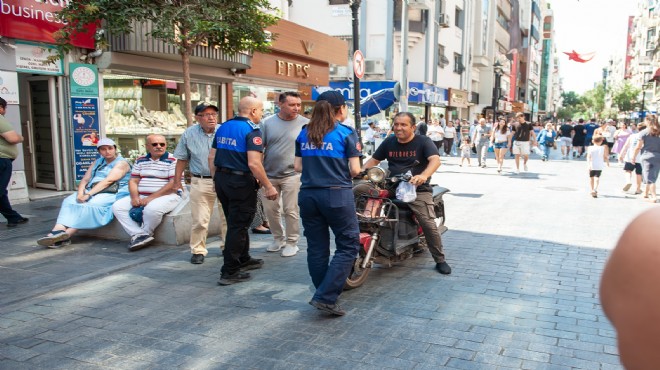 Karşıyaka Çarşı'da kural tanımazlara ceza!