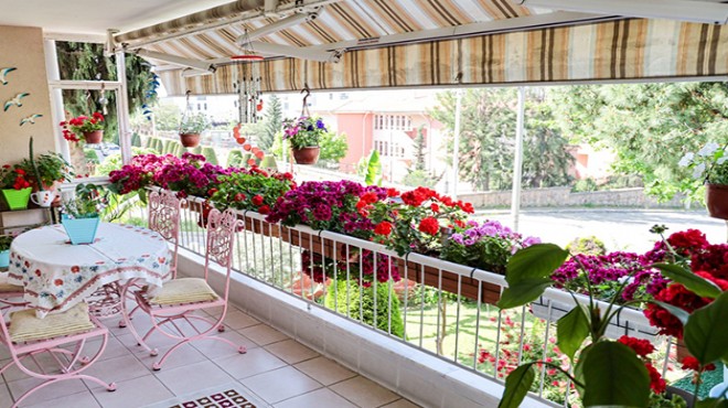 Karşıyaka da  En Güzel Balkon Bahçe Yarışması : 22. kez düzenleniyor, başvurular başlıyor