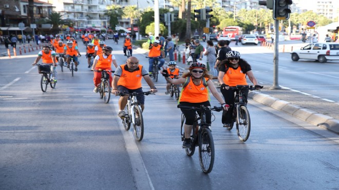 Karşıyaka da  bisiklet elçileri  yola çıktı!