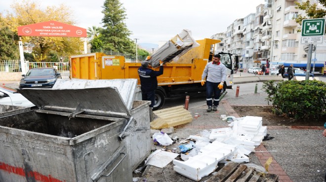 Karşıyaka'da kaçak döküme 2 milyona yakın lira ceza!