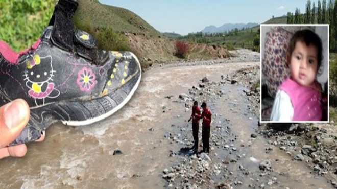 Kaybolan 3 yaşındaki Nurcan ın ayakkabısı bulundu