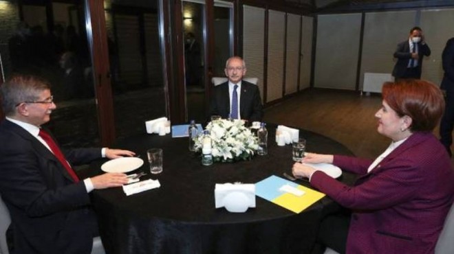 Kılıçdaroğlu, Akşener ve Davutoğlu buluştu